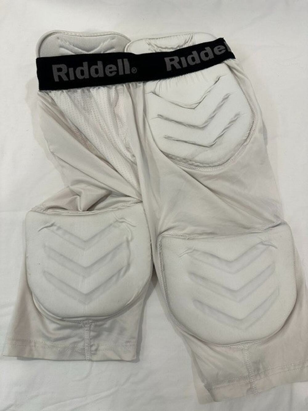 Riddell Youth Large Padded Football Girdle White Integrated Pads 8059696
